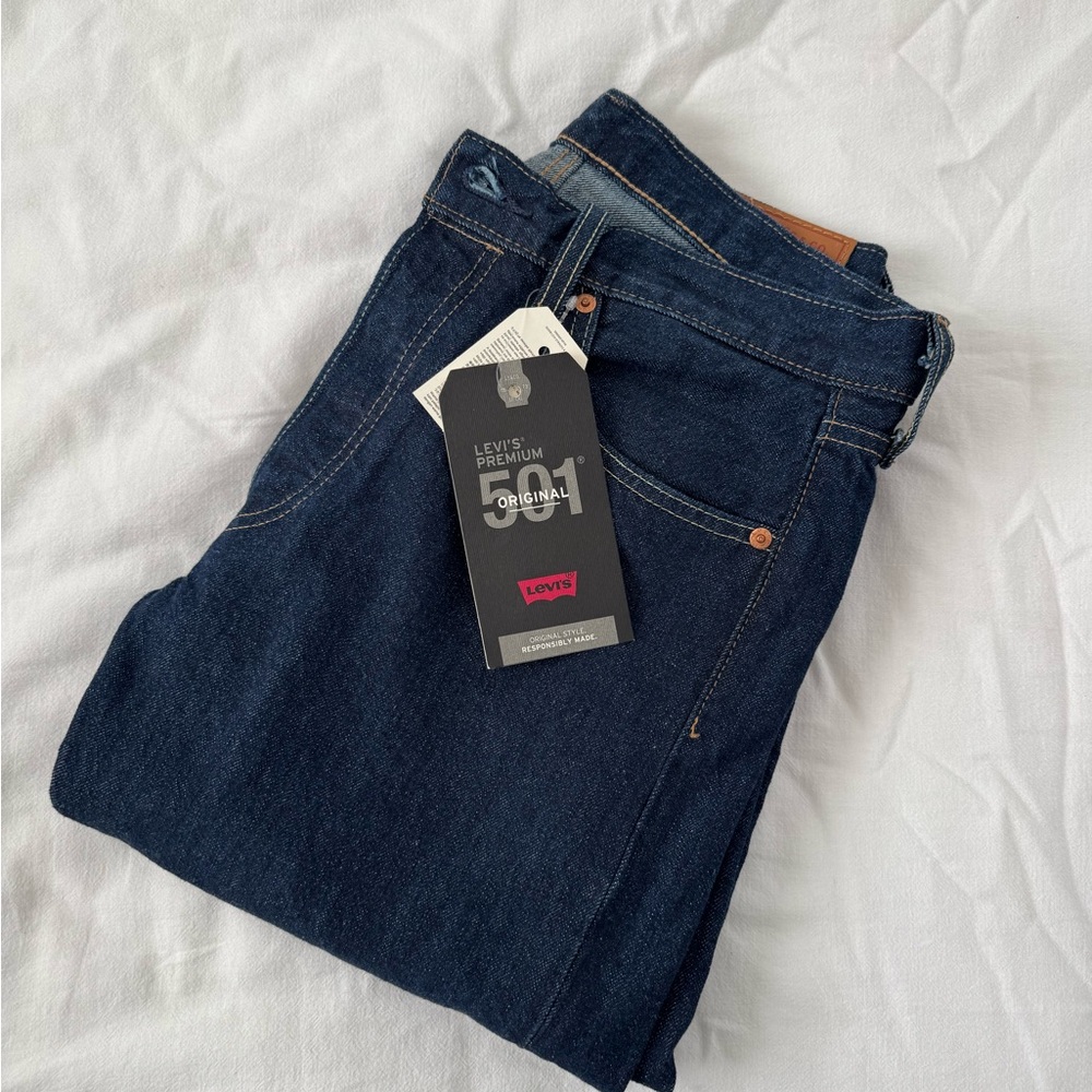 Levi's Men's Premium 501 Original Indigo Jeans